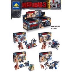 Kazi KY81040 81040 non  4 CẢNH NHỎ bộ đồ chơi xếp lắp ráp ghép mô hình Rise Of The Orangutan 3 Sự Trỗi Dậy Của Đười Ươi 3