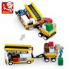 SLUBAN M38-B0369 B0369 0369 M38B0369 38-B0369 non  XE CHUYỂN HÀNH LÝ bộ đồ chơi xếp lắp ráp ghép mô hình City AVIATION Thành Phố 222 khối