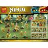 LELE 31019 non  GOLDEN NINJA MINIFIGURE 8 GÓI bộ đồ chơi xếp lắp ráp ghép mô hình The  Ninjago Movie Ninja Lốc Xoáy