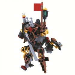 Winner 8040 non  CHIẾN BINH HƠI NƯỚC bộ đồ chơi xếp lắp ráp ghép mô hình The Age Of Steam STEAMAGE THE WARRIOR Thời Đại Hơi Nước 198 khối