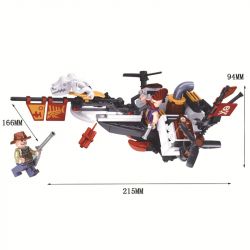 Winner 8044 non  NGƯỜI BẢO VỆ HƠI NƯỚC? bộ đồ chơi xếp lắp ráp ghép mô hình The Age Of Steam STEAMAGE THE FIGHTER Thời Đại Hơi Nước 126 khối