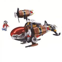 Winner 8046 non  PHI THUYỀN bộ đồ chơi xếp lắp ráp ghép mô hình The Age Of Steam STEAMAGE THE FIGHTER Thời Đại Hơi Nước 237 khối