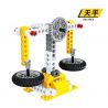 WANGE DR.LUCK 1405 non  MÁY DOMINO XE MẶT TRĂNG CỐI XAY GIÓ CÂN BẰNG bộ đồ chơi xếp lắp ráp ghép mô hình Mindstorms POWER MACHINSRY DOMINOES MACHINE、LUNAR ROVER、WINDMIL、BALANCE Lập Trình Khoa Học 286 khối