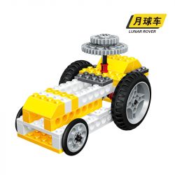 WANGE DR.LUCK 1405 non  MÁY DOMINO XE MẶT TRĂNG CỐI XAY GIÓ CÂN BẰNG bộ đồ chơi xếp lắp ráp ghép mô hình Mindstorms POWER MACHINSRY DOMINOES MACHINE、LUNAR ROVER、WINDMIL、BALANCE Lập Trình Khoa Học 286 khối