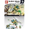 SEMBO 11598 non  TRỰC THĂNG CỦA XUANFENG bộ đồ chơi xếp lắp ráp ghép mô hình Black Gold Cuộc Chiến Vàng Đen 81 khối