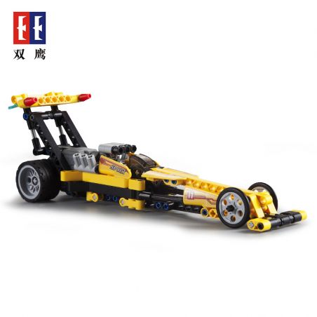 DOUBLEE CADA C52017 52017 non  XE ĐUA TỐC ĐỘ THẲNG bộ đồ chơi xếp lắp ráp ghép mô hình  Kỹ Thuật Công Nghệ Cao Mô Hình Phương Tiện 151 khối