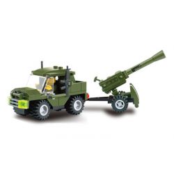 Kazi KY6041 6041 non  PHÁO bộ đồ chơi xếp lắp ráp ghép mô hình Field Army FIELD ARMY CANNON Chiến Trường 93 khối