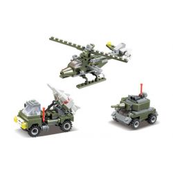 Kazi KY84006 84006 non  TẤN CÔNG CHUNG bộ đồ chơi xếp lắp ráp ghép mô hình Field Army FIELD ARMY UNION ASSAUIT Chiến Trường 193 khối