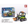 SEMBO 603012 non  XE NÂNG CỨU HỘ NÚI LỬA bộ đồ chơi xếp lắp ráp ghép mô hình Rescue Team Đội Cứu Hộ 65 khối