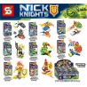 SHENG YUAN SY 1122 non  ELEMENTAL KNIGHT SERIES MINIFIGURES 8 LOẠI bộ đồ chơi xếp lắp ráp ghép mô hình Nexo Knights NICK KNIGHTS Hiệp Sỹ Nexo 242 khối