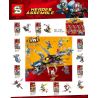 SHENG YUAN SY 1123 non  8 NHÂN VẬT ANT-MAN THU NHỎ bộ đồ chơi xếp lắp ráp ghép mô hình Super Heroes HEROES ASSEMBLE Siêu Nhân Anh Hùng 262 khối