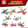 SHENG YUAN SY 1103 non  IRON MAN 8. bộ đồ chơi xếp lắp ráp ghép mô hình Super Heroes HEROES ASSEMBLE Siêu Nhân Anh Hùng