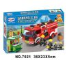 IBLOCK PL-920-126 920-126 PL920-126 Winner 7021 non  TÀU CHỞ NƯỚC CỨU HỎA bộ đồ chơi xếp lắp ráp ghép mô hình Fire Rescure FIRE BRIGADE 256 khối