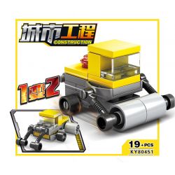 Kazi KY80451 80451 non  16 LOẠI ĐỘI XÂY DỰNG ĐÔ THỊ bộ đồ chơi xếp lắp ráp ghép mô hình City CONSTRUCTION Thành Phố