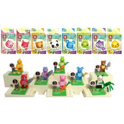 SHENG YUAN SY SY200 non  THÍCH LOẠI BỎ 8 NHÂN VẬT NHỎ MỖI NGÀY bộ đồ chơi xếp lắp ráp ghép mô hình Collectable Minifigures Búp Bê Sưu Tầm