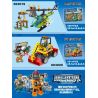 SEMBO 603020 non  LỞ ĐẤT ĐỂ GIẢI CỨU NHỮNG NGƯỜI BỊ THƯƠNG bộ đồ chơi xếp lắp ráp ghép mô hình Rescue Team Đội Cứu Hộ 161 khối