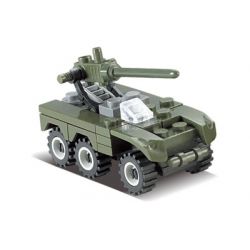 Kazi KY84012 84012 non  XE PHÒNG KHÔNG bộ đồ chơi xếp lắp ráp ghép mô hình Field Army Chiến Trường 40 khối