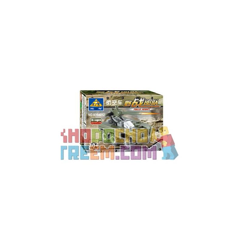 Kazi KY84012 84012 non  XE PHÒNG KHÔNG bộ đồ chơi xếp lắp ráp ghép mô hình Field Army Chiến Trường 40 khối