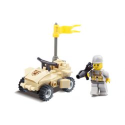 Kazi KY84016 84016 KY84017 84017 KY84018 84018 KY84019 84019 non  XE TẤN CÔNG TÊN LỬA BÁNH LỐP V.V. 4 LOẠI bộ đồ chơi xếp lắp ráp ghép mô hình Field Army Chiến Trường 145 khối