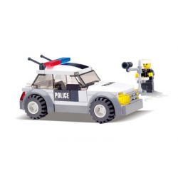 GUDI 9311 non  CẢNH SÁT GIAO THÔNG bộ đồ chơi xếp lắp ráp ghép mô hình City POLICE Thành Phố 69 khối