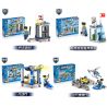 Kazi KY67255 67255 non  WATER FRONTIER POLICE STATION 4IN1 BIẾN THỂ THẲNG bộ đồ chơi xếp lắp ráp ghép mô hình CITY POLICE Cảnh Sát