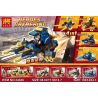 LELE 34046 non  TỔ HỢP MÁY BAY CHIẾN HẠM RIPTIDE 4IN1 bộ đồ chơi xếp lắp ráp ghép mô hình Super Heroes HEROES GATHERING Siêu Nhân Anh Hùng