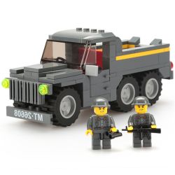 WANGE 2660 non  XE TẢI QUÂN SỰ bộ đồ chơi xếp lắp ráp ghép mô hình Military Army LEGION MILITARY TRUCK Quân Sự Bộ Đội 134 khối