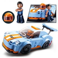 SLUBAN M38-B0633A B0633A 0633A M38B0633A 38-B0633A non  BÁO ĐỐM XANH bộ đồ chơi xếp lắp ráp ghép mô hình Speed Champions Racing Cars RACING CLUB Đua Xe Công Thức 148 khối