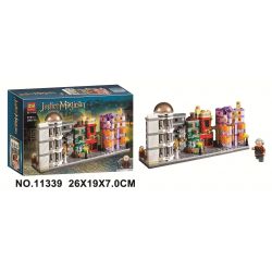 NOT  DIAGON ALLEY 40289 LARI 11339 xếp lắp ráp ghép mô hình LÔI ĐI CHEO HẺM CHÉO Harry Potter Chú Bé Phù Thủy 374 khối