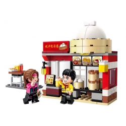 Enlighten 1132 Qman 1132 non  CỬA HÀNG YUE ZAO BAOZI bộ đồ chơi xếp lắp ráp ghép mô hình Colorful City COLORFULCITY Thành Phố Sắc Màu 122 khối