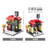 PanlosBrick 657005 Panlos Brick 657005 non  CỬA HÀNG BÁNH MÌ KẸP THỊT bộ đồ chơi xếp lắp ráp ghép mô hình Mini Modular STREETSCAPE Đường Phố Thu Nhỏ 120 khối