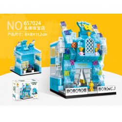 PanlosBrick 657024 Panlos Brick 657024 non  CỬA HÀNG TRANG SỨC THIẾT KẾ bộ đồ chơi xếp lắp ráp ghép mô hình Mini Modular STREETSCAPE JEWELRY SHOP Đường Phố Thu Nhỏ 161 khối