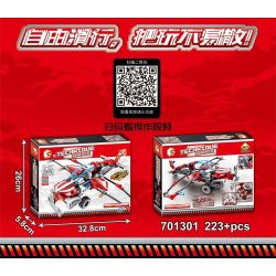 SEMBO 701301 non  CÁNH QUẠT LƯỢN KÉO TRỞ LẠI bộ đồ chơi xếp lắp ráp ghép mô hình  TECHNIQUE Kỹ Thuật Công Nghệ Cao Mô Hình Phương Tiện 223 khối