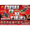 LELE 31134 non  8 XE PHANTOM NINJA MINI bộ đồ chơi xếp lắp ráp ghép mô hình The  Ninjago Movie NINJA MASTERS OF SPINJITZU Ninja Lốc Xoáy