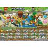 LELE 33213 non  MILRAS VILLAGE 16 KIỂU TRONG bộ đồ chơi xếp lắp ráp ghép mô hình Minecraft MY WORLD Game Xây Dựng