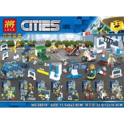 LELE 28019 non  BỌN CƯỚP SĂN LÙNG 8 LOẠI NHÂN VẬT NHỎ CỦA CẢNH SÁT bộ đồ chơi xếp lắp ráp ghép mô hình City CITIES Thành Phố