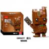 JISI 6846 non  VỮA bộ đồ chơi xếp lắp ráp ghép mô hình Brickheadz GROOT Nhân Vật Đầu To 151 khối