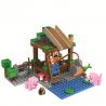 Bela 10948 Lari 10948 non  CẢNH NHỎ bộ đồ chơi xếp lắp ráp ghép mô hình Minecraft MY WORLD Game Xây Dựng 126 khối