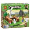 Bela 10949 Lari 10949 non  CẢNH NHỎ bộ đồ chơi xếp lắp ráp ghép mô hình Minecraft MY WORLD Game Xây Dựng 126 khối