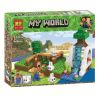 Bela 10952 Lari 10952 non  THỎ CẢNH NHỎ bộ đồ chơi xếp lắp ráp ghép mô hình Minecraft MY WORLD Game Xây Dựng 124 khối