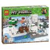 Bela 10960 Lari 10960 non  CÂU CÁ CẢNH NHỎ bộ đồ chơi xếp lắp ráp ghép mô hình Minecraft MY WORLD Game Xây Dựng 215 khối
