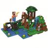 Bela 10961 Lari 10961 non  CẢNH NHỎ bộ đồ chơi xếp lắp ráp ghép mô hình Minecraft MY WORLD Game Xây Dựng 226 khối