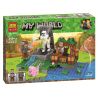 Bela 10962 Lari 10962 non  CẢNH NHỎ bộ đồ chơi xếp lắp ráp ghép mô hình Minecraft MY WORLD Game Xây Dựng 219 khối