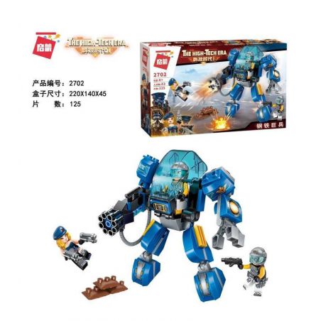 Enlighten 2702 Qman 2702 non  NGƯỜI KHỔNG LỒ SẮT bộ đồ chơi xếp lắp ráp ghép mô hình The High-Tech Era Kỷ Nguyên Công Nghệ Cao 125 khối