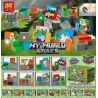 LELE 26005 non  8 LOẠI TẨY CỦA TÔI bộ đồ chơi xếp lắp ráp ghép mô hình Minecraft MY WORLD Game Xây Dựng