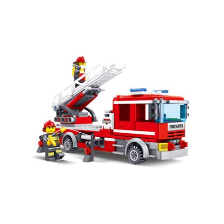 Kazi KY98205 98205 non  XE THANG CHỮA CHÁY bộ đồ chơi xếp lắp ráp ghép mô hình Fire Rescure FIRE ENGINE Cứu Hỏa 287 khối