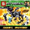 SHENG YUAN SY 7043 non  MILLAGE DRAGON DRAGON. bộ đồ chơi xếp lắp ráp ghép mô hình Minecraft MY WORLD Game Xây Dựng 285 khối