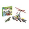 Kazi KY98001 98001 non  PTERODACTYL XANH VÀ GYROPLANE bộ đồ chơi xếp lắp ráp ghép mô hình Jurassic World Thế Giới Khủng Long 291 khối