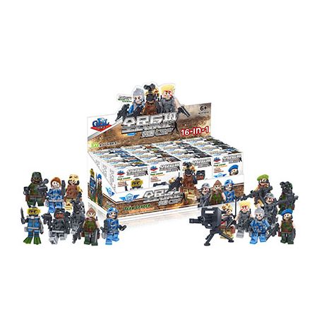 Kazi KY98508 98508 non  16 NHÂN VẬT NHỎ bộ đồ chơi xếp lắp ráp ghép mô hình Military Army Quân Sự Bộ Đội