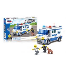 Kazi KY98302 98302 non  NGƯỜI VẬN CHUYỂN TÙ NHÂN bộ đồ chơi xếp lắp ráp ghép mô hình Police Cảnh Sát
